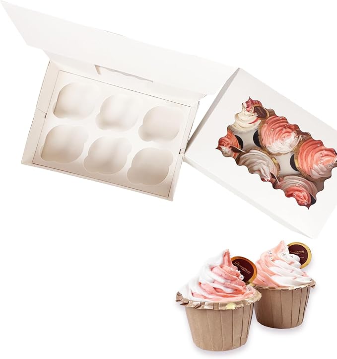 Bakepacker Auto-pop up 6 Cupcake Boxes - Image 3