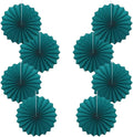 Green Birthday Decorations, DIY Green Paper Fans Hanging Decoration, Party by BARTHEW