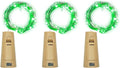 Wine Bottle Lights with Cork, Battery Operated 20 LED Cork Shape Silver Wire by LoveNite