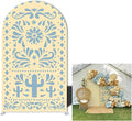 Mexico Theme Arch Stand Covers Fiesta Wedding Party Elastic Fabric Background by NIVIUS+PHOTO