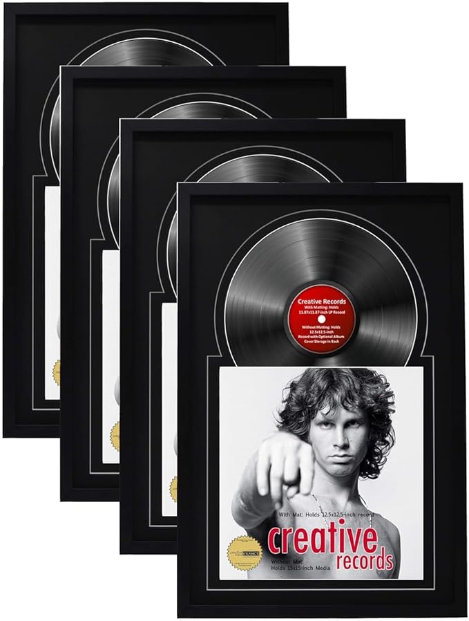 Creative Picture Frames 16" x 24" Jukebox Vinyl Frame Display by CreativePictureFrames