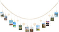 joycraft 5Ft Photo Banner with Clips, Photo Garland with Wooden Beads, Photo by joycraft