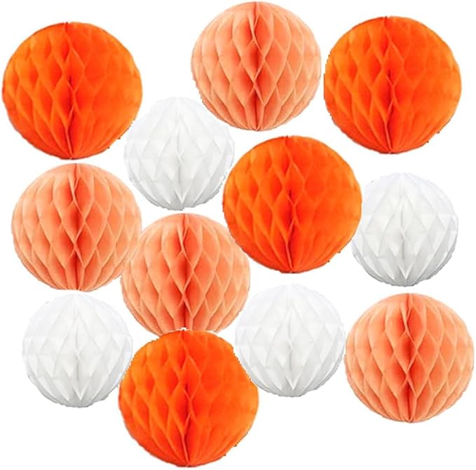 12pcs Party Honeycomb Balls Decorations by Yangeey