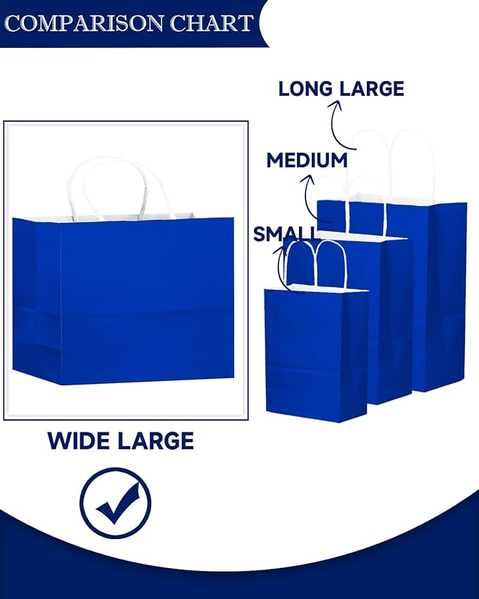 qiqee 100PCS Large Gift Bag - Image 6