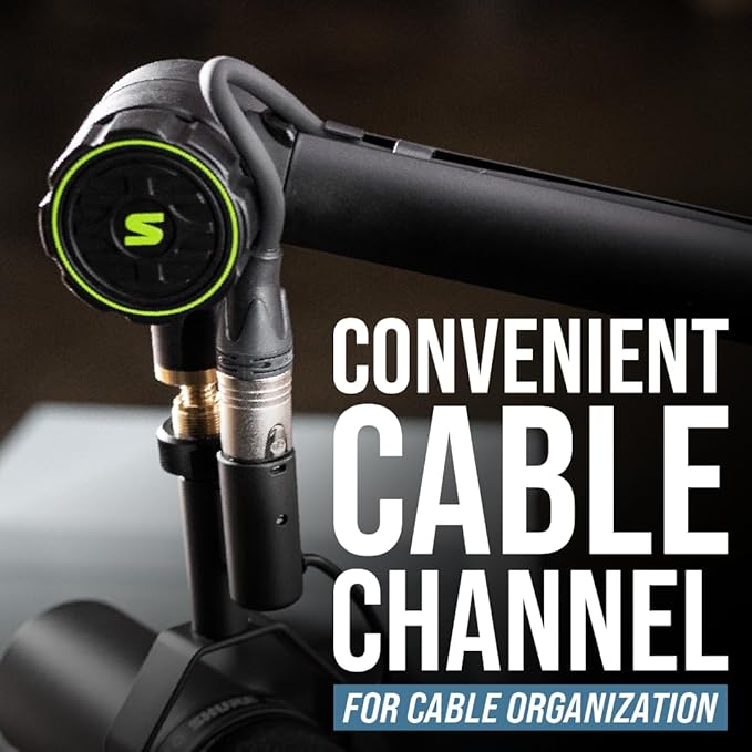 Shure by Gator Deluxe Articulating Desktop Podcasting Mic Boom Arm - Image 6