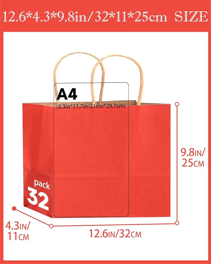 qiqee 100PCS Large Gift Bag - Image 5
