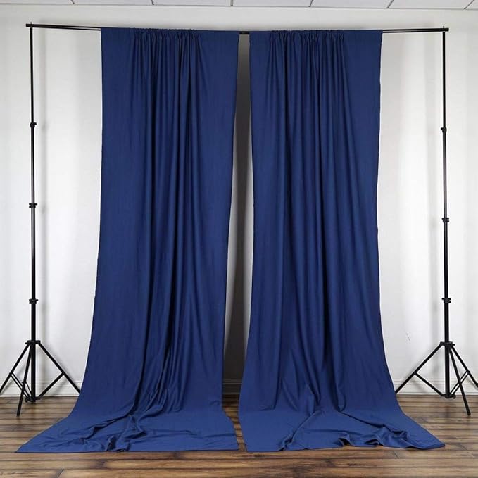 AK TRADING CO. 10 feet x 8 feet IFR Polyester Backdrop Drapes Curtains Panels - Image 3