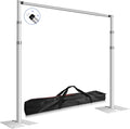 FUDESY Pipe and Drape Stand Kit, 10x10ft Heavy Duty Adjustable Metal Backdrop by FUDESY