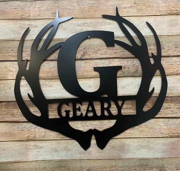 PK Décor Deer Antler Decor Family Last Name ACM Metal Sign - Image 7