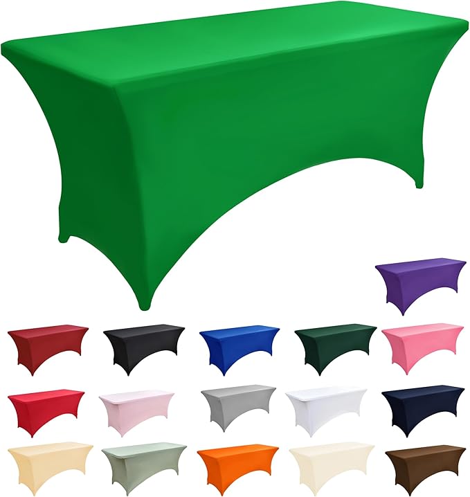 2-Pack 4ft Spandex Table Covers - Image 3