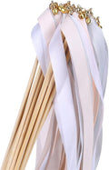 30pcs Ribbon Stick Wands Party Streamers Wedding Party Activities by Wishprom