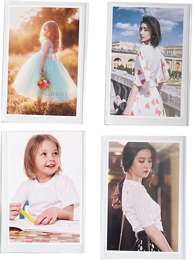 5 Pack Magnetic Picture Frames for Refrigerator, Holds 4 x 6 Inches Photos - Image 3