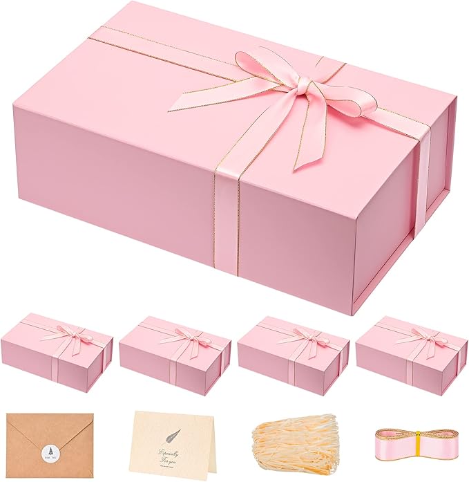 LIFELUM Pink Gift Boxes with Lids by LIFELUM