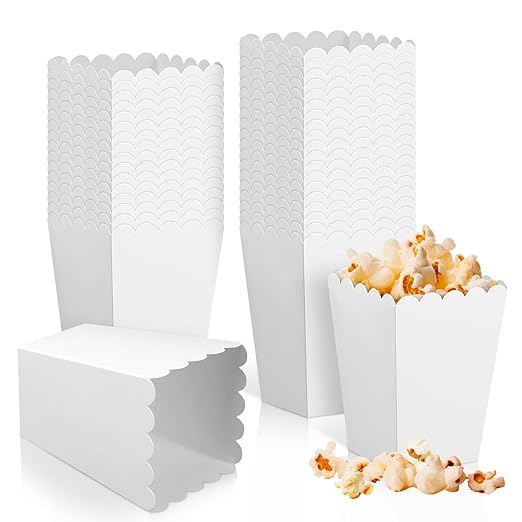 36 Pack Mini Popcorn Boxes for Party, Small Popcorn Cups Disposable for Movie by Unknown
