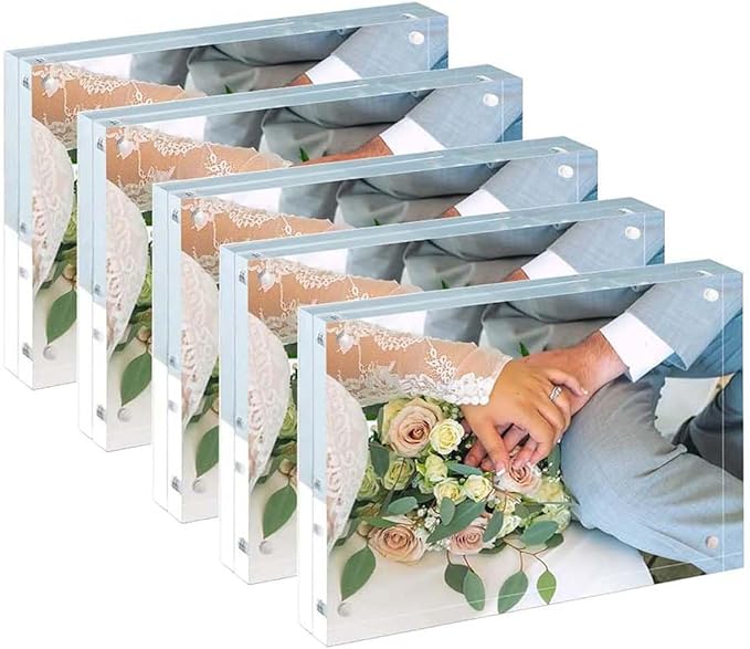 Acrylic Business Card Frame 2.5x3.5 Acrylic Picture Frame Clear Double Sided by IEEDFJKK