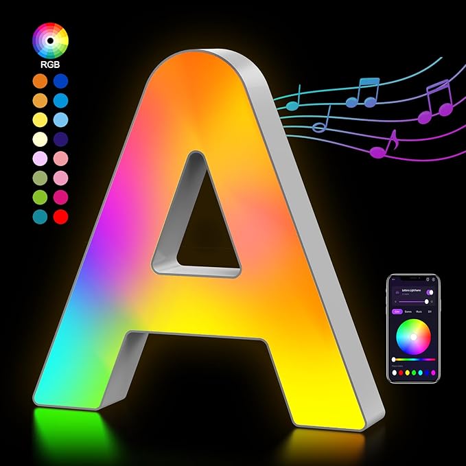 OJQ Light Up Letters Led Lights- Marquee Letters by OJQ