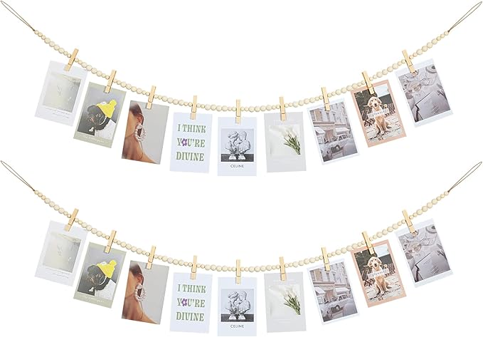 Hanging Photo Display Wall Decor, Living Room, Dorm Decor, Photos Holder Teen by KLOGTSINDDirect