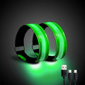 Rechargeable LED Armband for Running, Light Up LED Armband, High Visibility by OMKHE