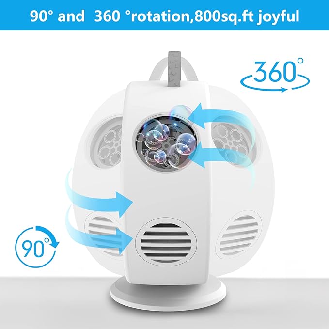 Bubble Machine for Kids Toddlers, Automatic Bubble Blower Rechargeable - Image 9