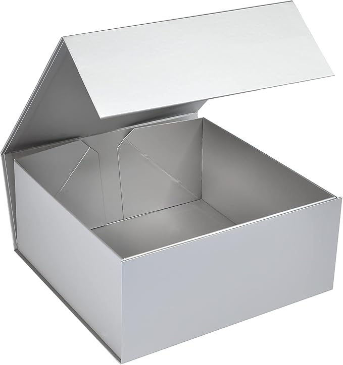 CECOBOX - Gift Boxes with Lids for Presents 6"x6"x2.75" - Matte, Collapsible - Image 2