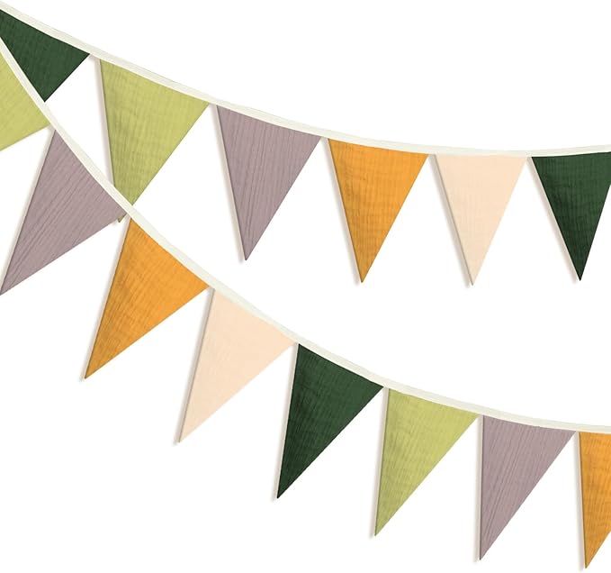 Oudain 15.5 ft Pennant Banner Flags, Each 7.75 ft - Image 2