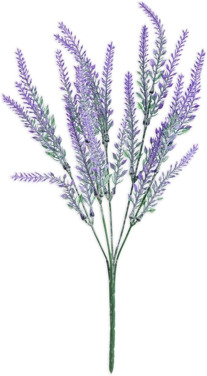 Juvale 12 Bundles Lavender Artificial Flower Stems - Image 9