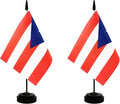 2 Pack Puerto Rico Desk Flag, International Country Flag by Unknown