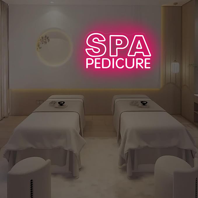 SPA Pedicure Neon Sign for Nail Salons, LED Spa Shop Cutcom Sign Lights - Image 7