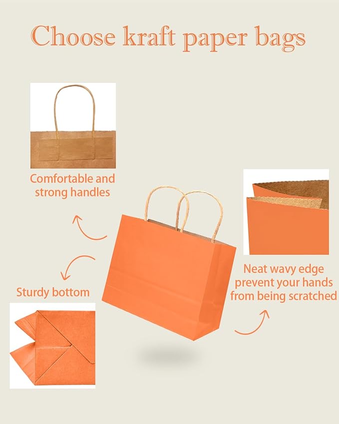 qiqee 100PCS Large Gift Bag - Image 3