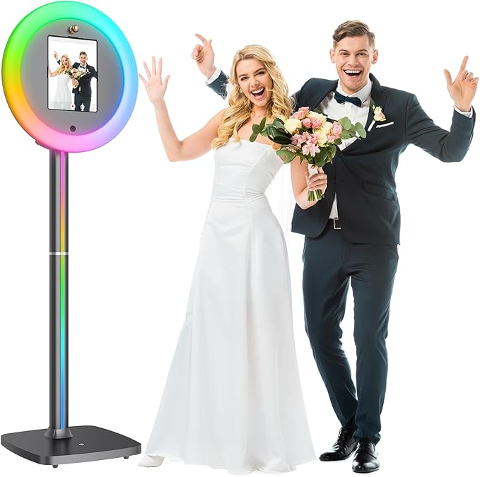 Photo Booth Machine, Portable Photo Booth Compatible Any Ipad, PhotoBooth Stand by Unknown