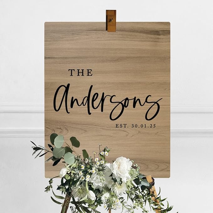 Andaz Press Large Wooden Welcome Sign - Image 3