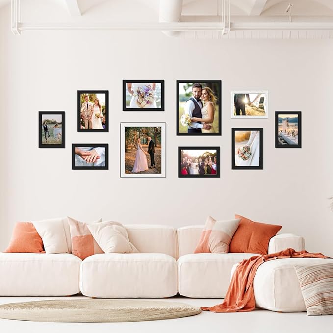 KTKDE A4 Picture Frame White Wooden Photo Frame - Image 7