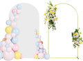 6FT Wedding Arch Backdrop Stand and White Arch Cover, Parties Decoration. by SPRITEDISPLAY