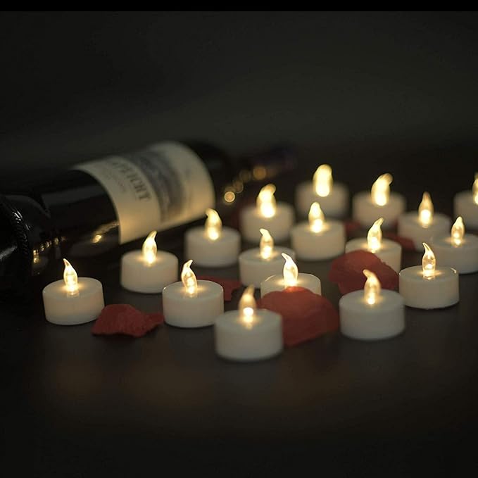 LED Tea Lights Candles- 24PACK Flameless Candles Realistic and Bright - Image 3