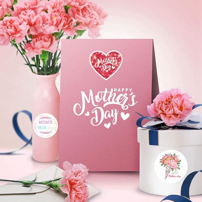 Mothers Day Stickers, Happy Mother's Day Labels Stickers - Image 3