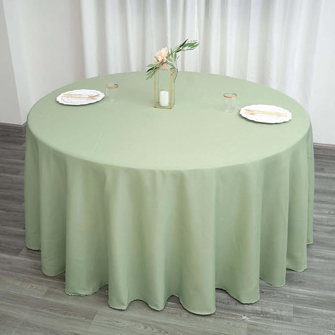 Efavormart Round Tablecloth, 120 Inch Stain & Wrinkle Resistant Washable Table - Image 9