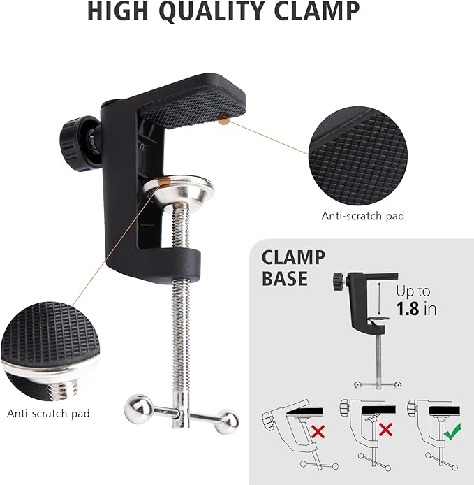 For HyperX QuadCast S White Boom Arm - Image 6