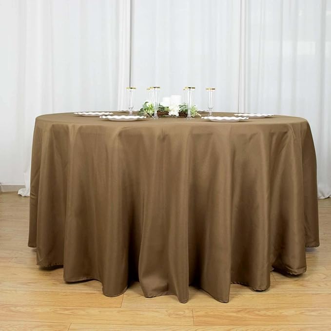 Efavormart Round Tablecloth, 120 Inch Stain & Wrinkle Resistant Washable Table - Image 6