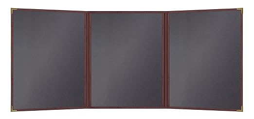 Goodsmart Pajco Style Restaurant Menu Covers – Pack of 10, Side-Load Fold-Out by Goodsmart