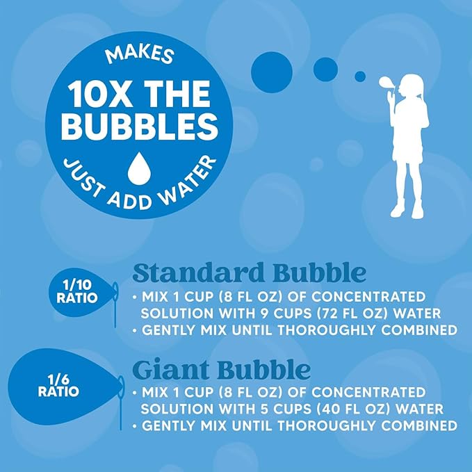 JOYIN 32 oz Bubble Solution Refills, Concentrated Solution - Image 6
