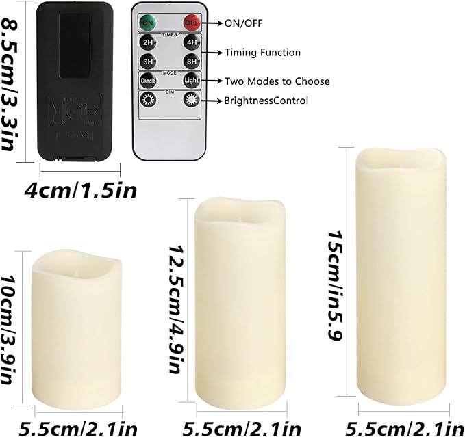 60 Packs Flameless Led Candles, Battery Candles, Simulate Flame, Waterproof - Image 3