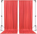 AK TRADING CO. 10 feet x 10 feet Coral IFR Polyester Backdrop Drapes Curtains by Fabrics%7CEventDecor%7CCrafts%7CUpholsteryFoam