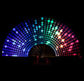 Amajiji Rave Folding Hand Fan Popping Fans by Amajiji