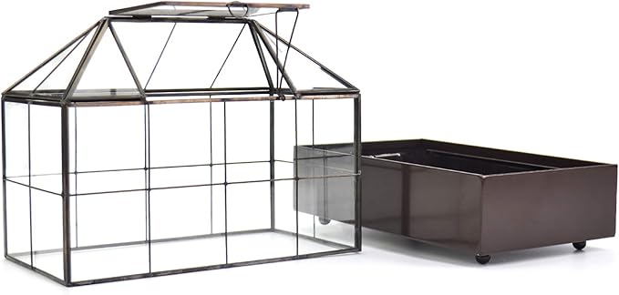 Large Tall Plant Terrarium Glass Greenhouse - Image 3