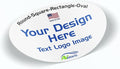 125 3x2 Oval Custom Personalized Stickers Labels Waterproof Dishwasher Safe by avgrafx