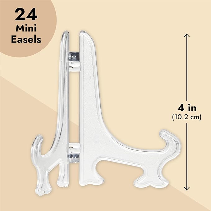 Juvale Clear Mini Easels for Place Cards - Image 4