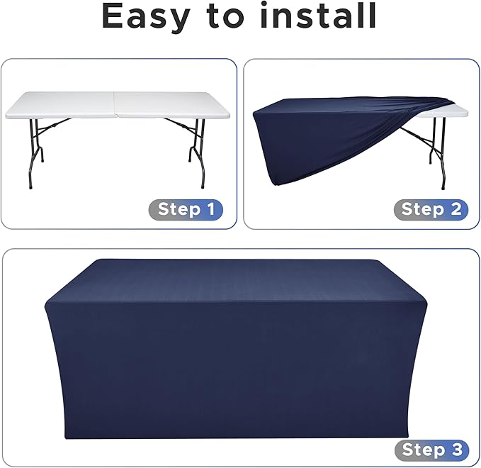 Nasitos Fitted Table Covers Stretch Spandex - Image 4