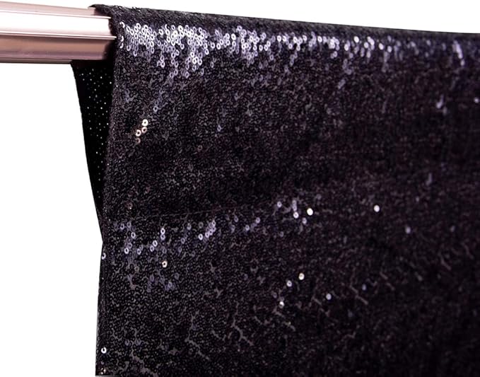 SquarePie Sequin Backdrop Curtain Non-Transparent Background Sparkly - Image 4
