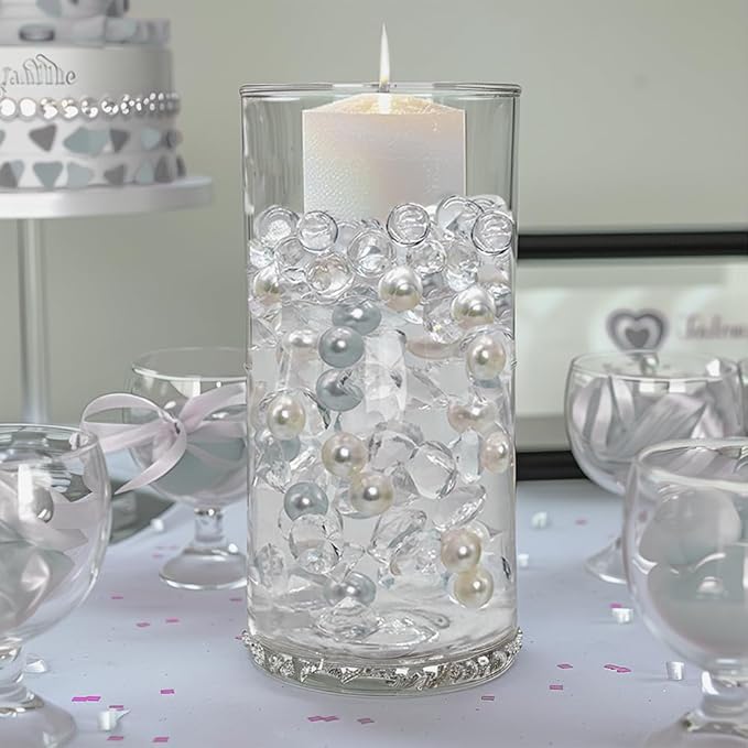 HappyFiller 1075 PCS Floating Pearl Beads, Marbles - Image 3