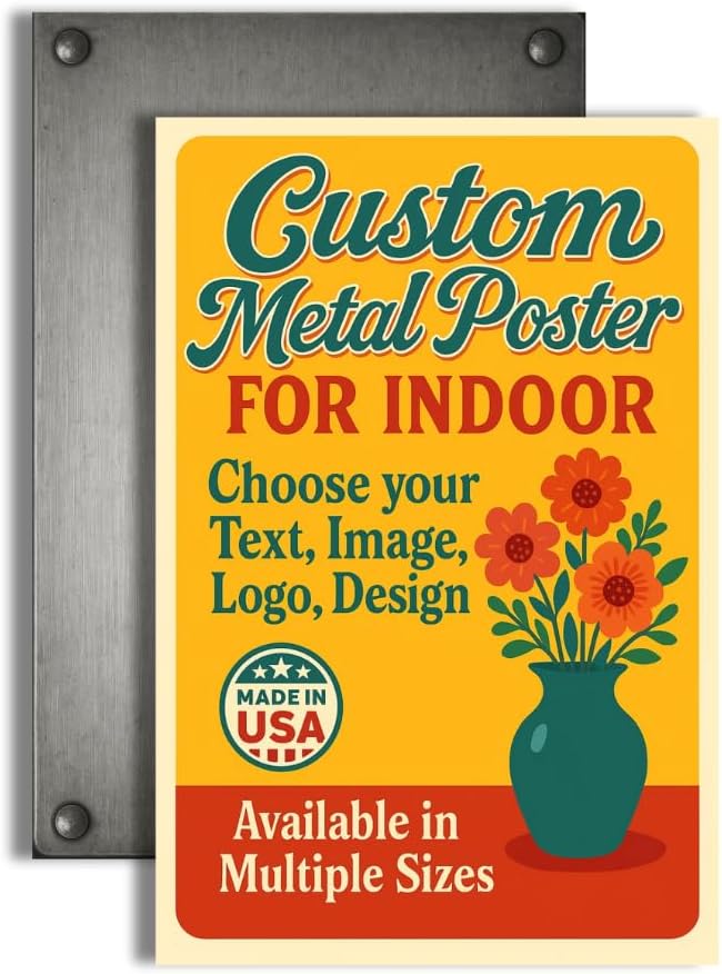 Custom Metal Posters By DC for Indoor Use by DreamController